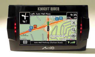 Illustration for article titled Knight Rider GPS With KITT's Voice!